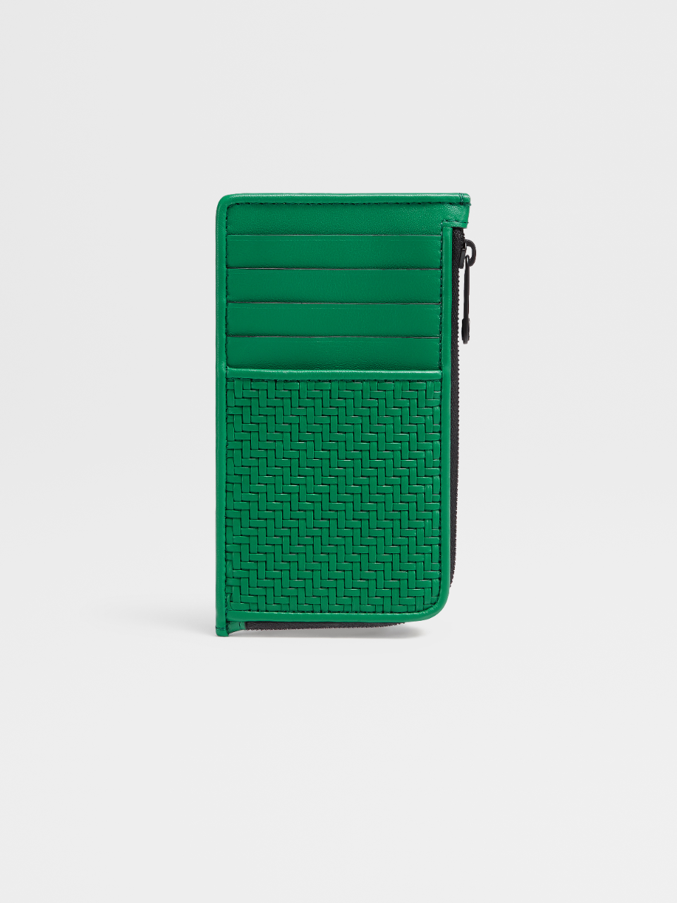 Bright Green PELLETESSUTA™ Zipped Card Case 10 cc